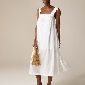 J.Crew Cotton voile ruffle-trim shift dress - NWT - item CA654